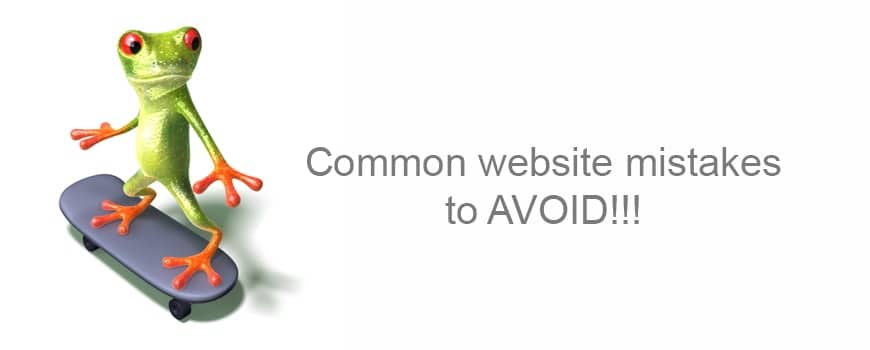 Common Website Mistakes to Avoid